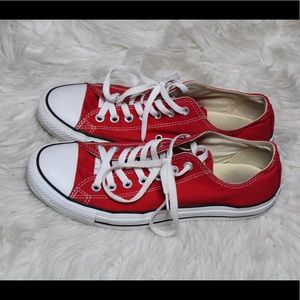 Red Low Top Converse